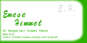 emese himmel business card